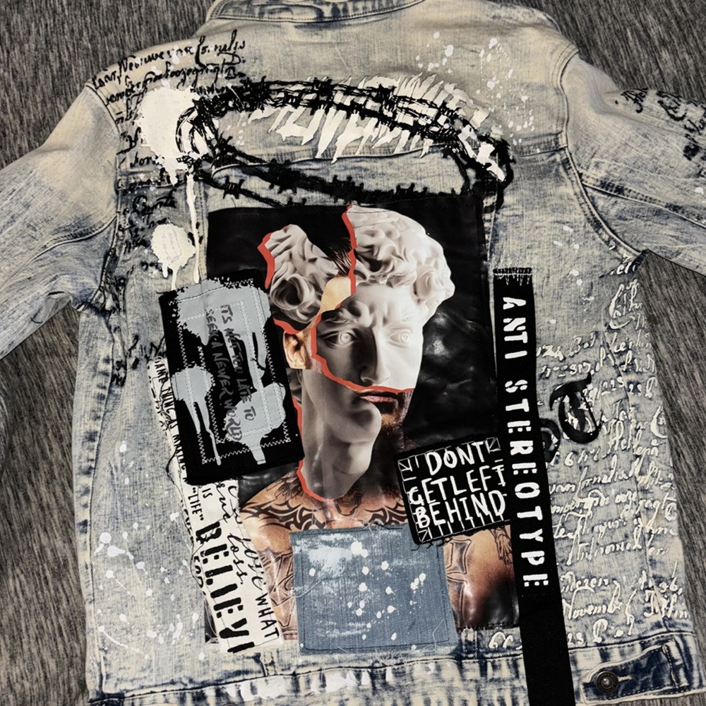Denim Jean jacket and pant outfit